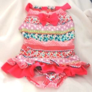 Floatimimi Toddler 3T Bathing Suit, Swimsuit, Red, Blue, Summer, Beach, Pool